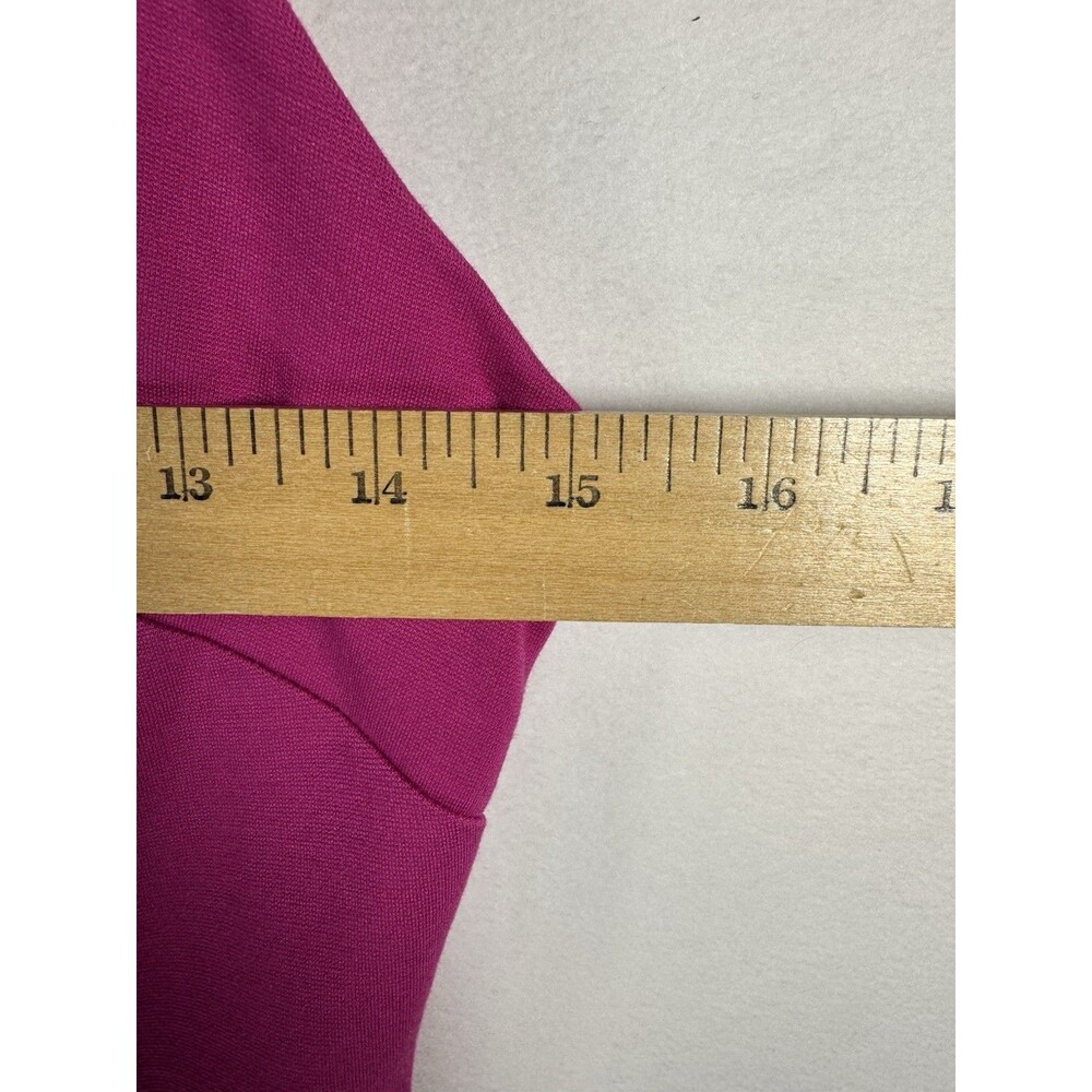 Guess Bodycon Cut Out Asymmetrical Mini Dress Small PINK - Picture 7 of 11